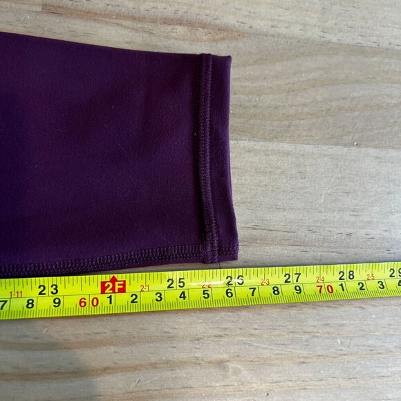 prAna LUXARA Womens High Rise Moisture Wicking Pocket Legging SMALL in FIG - Picture 7 of 8